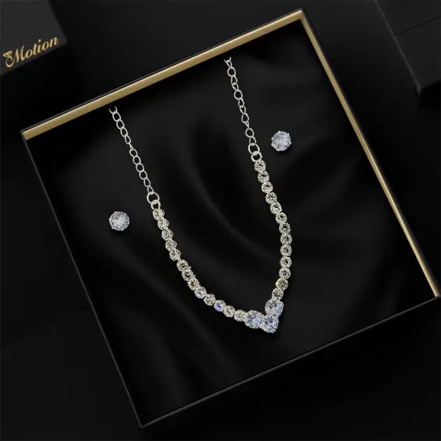 Necklaces - Diamond, White Necklace